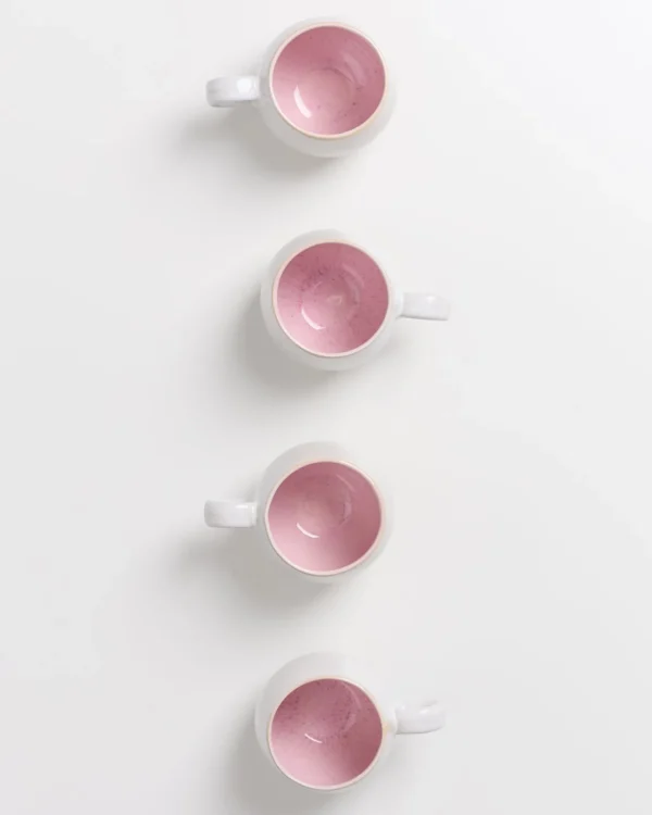 Motel a Miio Areia - Set Of 4 Mugs Small rose Outlet