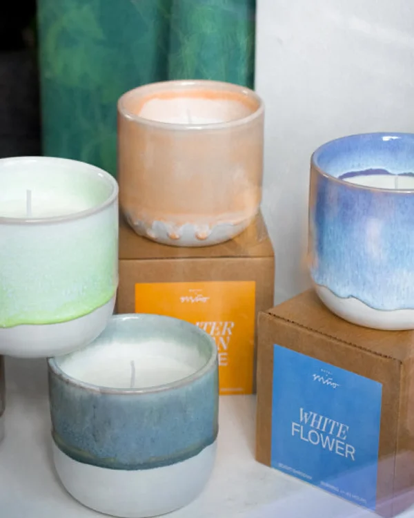 Motel a Miio Coimbra - Scented Candle "Gardenia" cornflower New