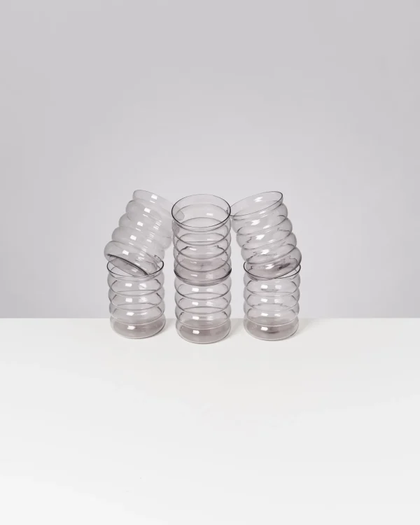 Motel a Miio Joia - Set Of 6 Glasses Large Bubble e amethist Sale