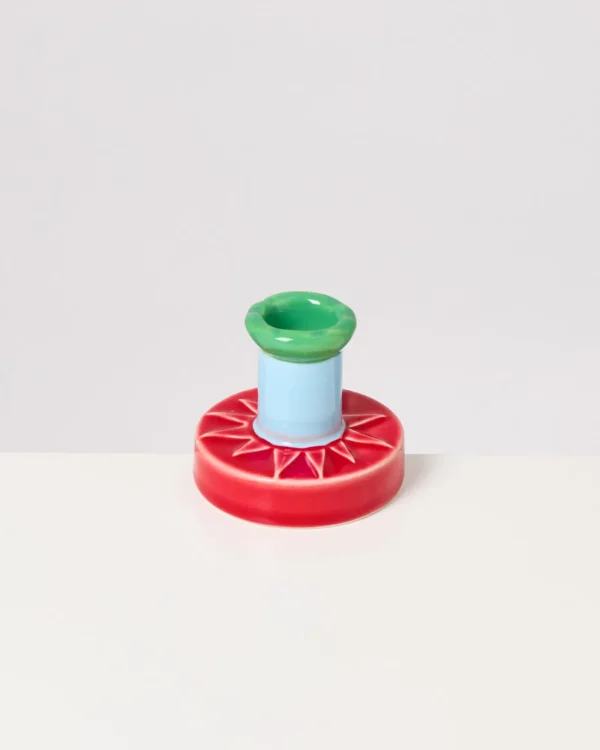Motel a Miio X Isis-Maria Brisa Candleholder Red Blue rot blau Clearance
