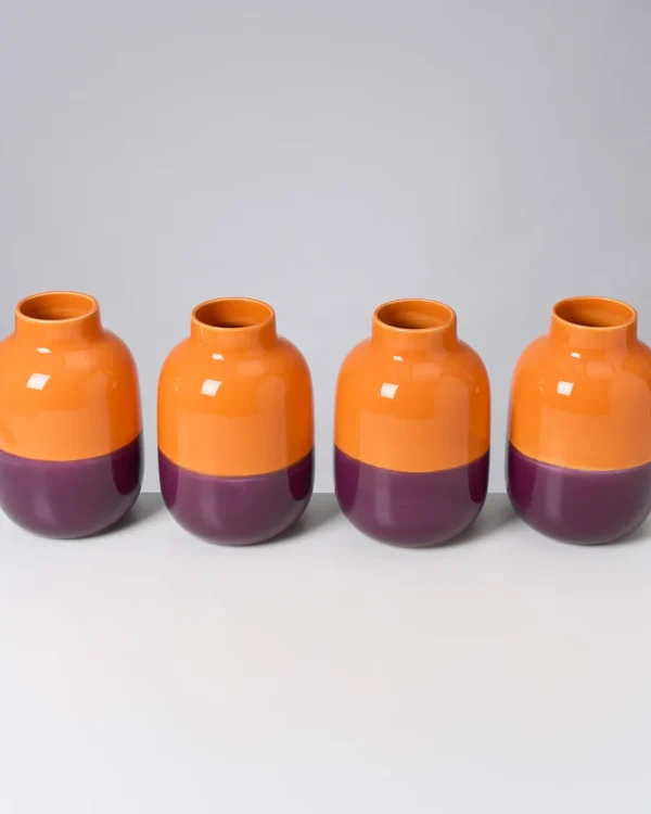 Motel a Miio Nuno Vase M Orange Darklilac orange dunkellila Sale