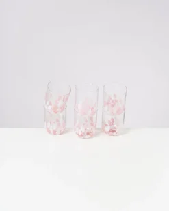 Online Motel a Miio Alegria - Set Of 6 Glasses Large Drops Rose drops rosé