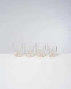 Discount Motel a Miio Alegria - Set Of 4 Glasses Large Drops sand