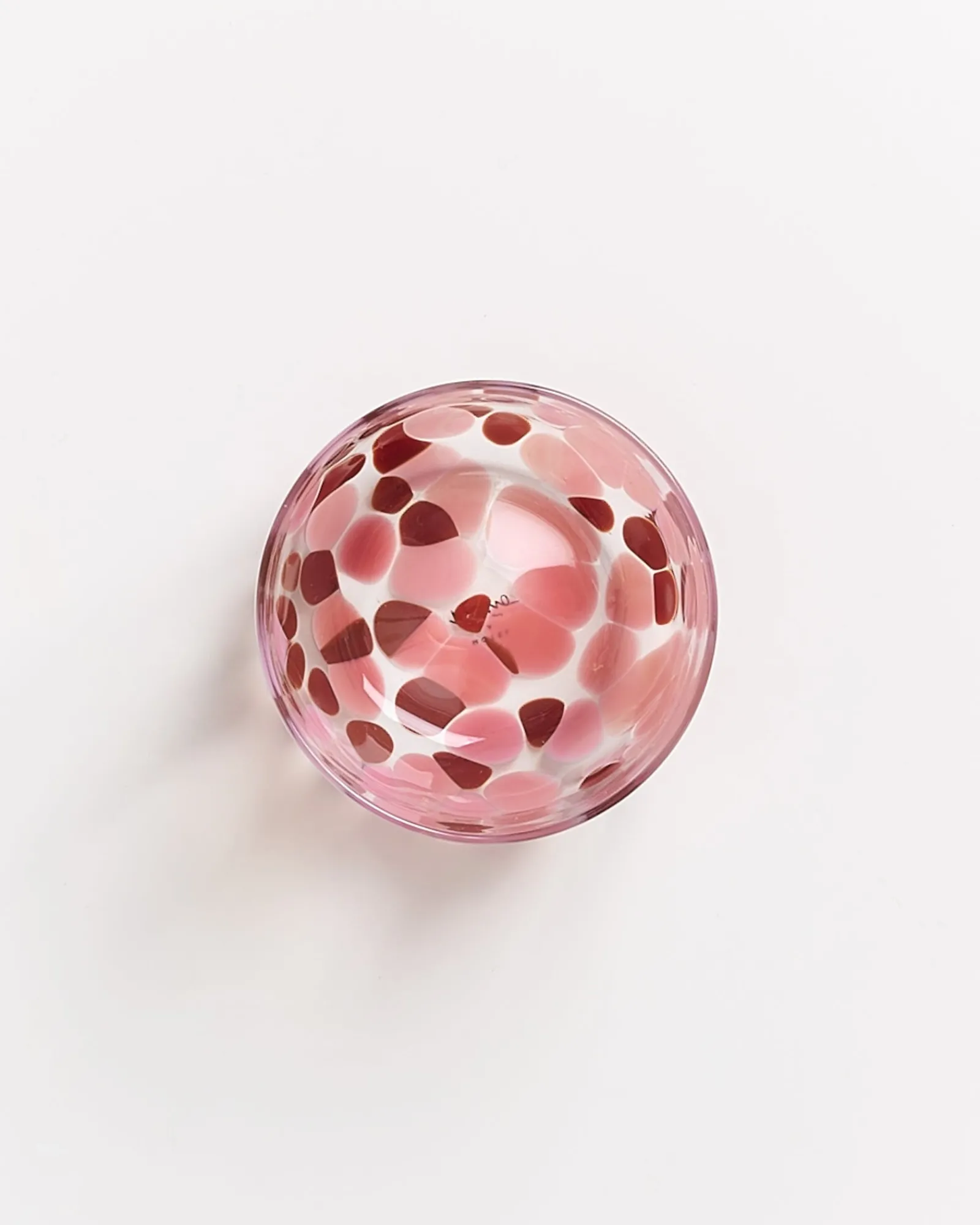 Best Motel a Miio Alegria Set Of 4 Glass Large drops amber pink