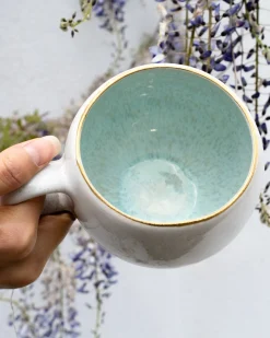 Sale Motel a Miio Areia - Mug Big With Gold Rim azure