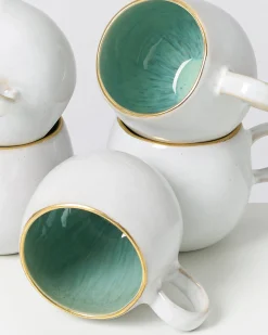 Hot Motel a Miio Areia - Mug Big With Gold Rim mint