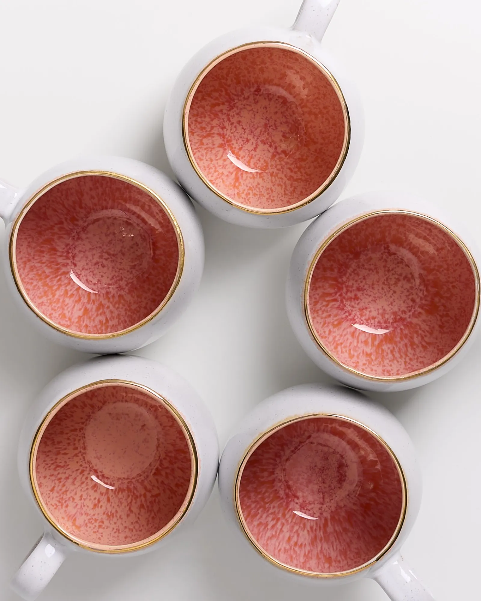 New Motel a Miio Areia - Mug Big With Gold Rim pink