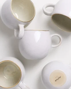 New Motel a Miio Areia - Mug Big With Gold Rim sand