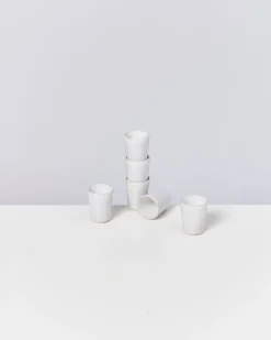 Discount Motel a Miio Areia - Set Of 6 Espressocups white