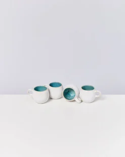 Best Motel a Miio Areia - Set Of 4 Espressomugs aqua