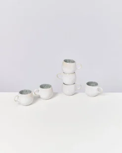 Motel a Miio Areia - Set Of 6 Espressomugs Grey Gray