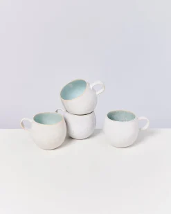 Motel a Miio Areia - Set Of 4 Mugs Big azure