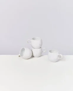 Motel a Miio Areia - Set Of 4 Mugs Small white