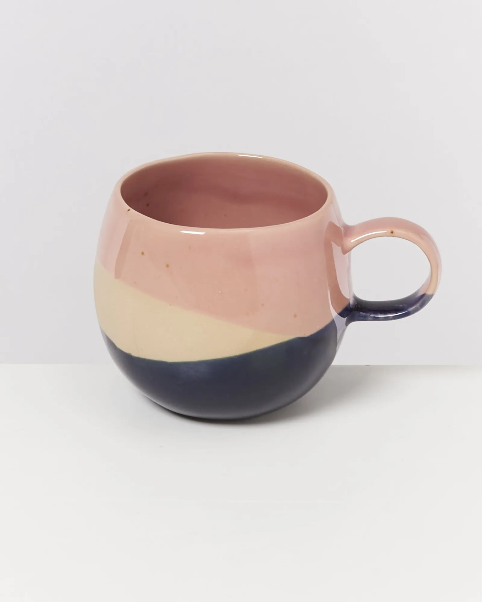 Discount Motel a Miio Bica - Mug Big Navy / Pink pink navy cream