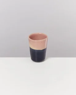 New Motel a Miio Bica - Set Of 6 Espressocups pink navy cream