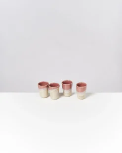 Sale Motel a Miio Bica - Set Of 4 Espressocups pink cream