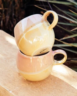 New Motel a Miio Bica - Set Of 4 Mugs Big pink cream