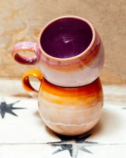 Discount Motel a Miio Bica - Set Of 4 Mugs Big pink