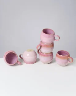 Best Motel a Miio Bica 6er Set Tasse Groß pink