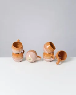 Motel a Miio Bica 6er Set Tasse Klein orange