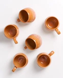 Motel a Miio Bica 6er Set Tasse Klein orange