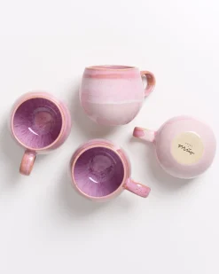 Hot Motel a Miio Bica 4er Set Tasse Klein pink