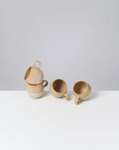 Hot Motel a Miio Bica 4er Set Tasse Klein sand