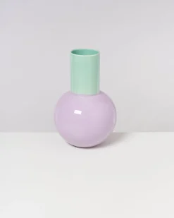 Sale Motel a Miio Bola Vase L - Lilac Green pastel mint purple