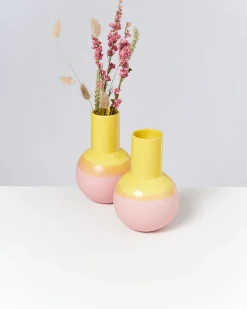 Clearance Motel a Miio Bola Vase M - yellow rose