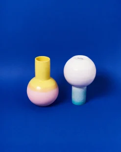 Clearance Motel a Miio Bola Vase M - yellow rose