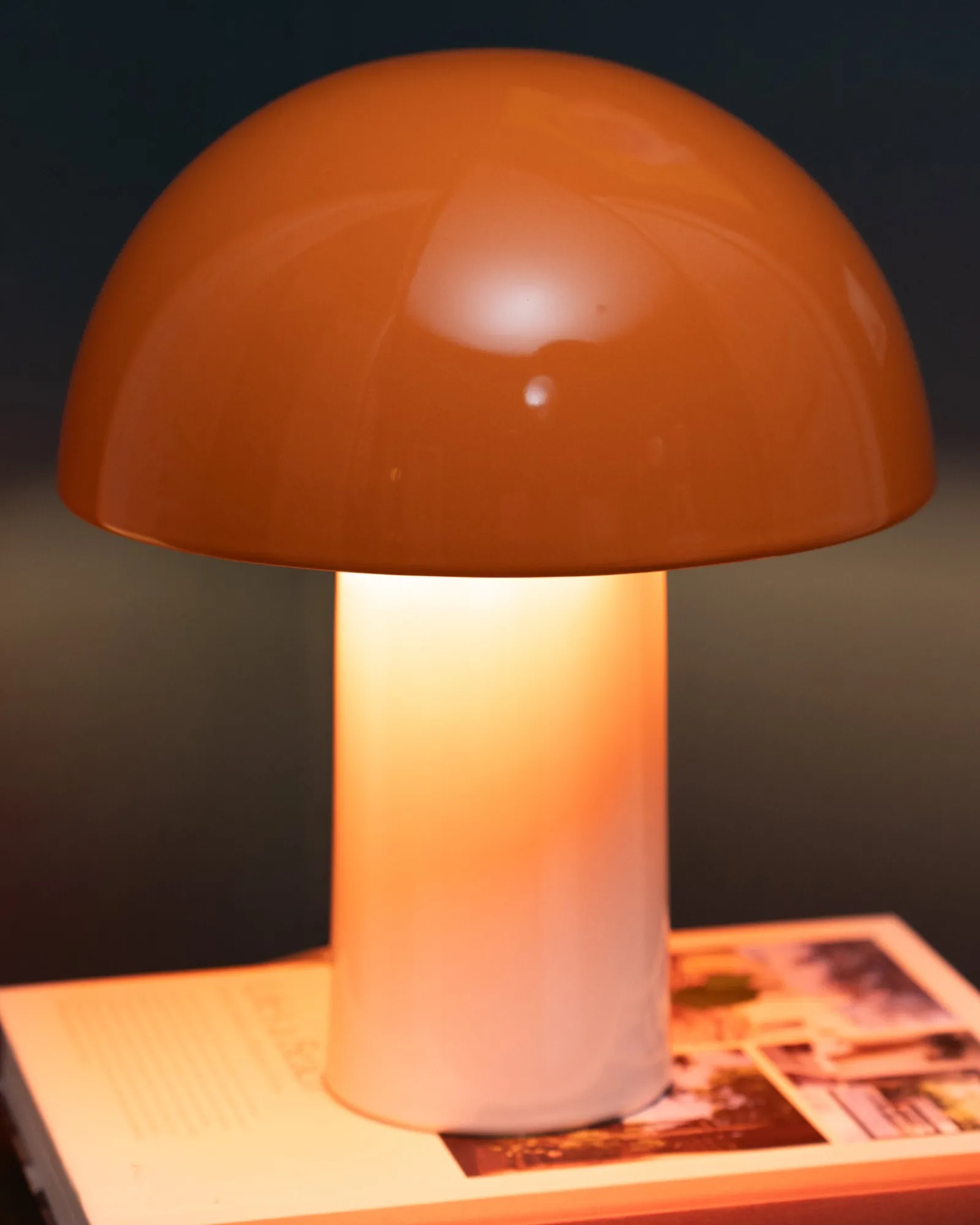 New Motel a Miio Cogumelo - Ceramic Lamp orange sand
