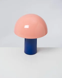 Hot Motel a Miio Cogumelo - Ceramic Lamp Pink Blue rosa blau