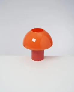 Motel a Miio Cogumelo - Glass Lamp Orange Red orange rot