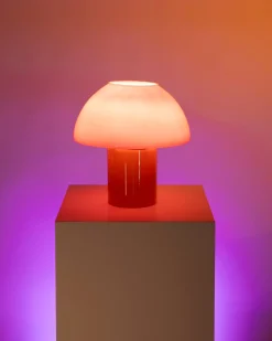 Motel a Miio Cogumelo - Glass Lamp Orange Red orange rot