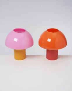 Motel a Miio Cogumelo - Glass Lamp Orange Red orange rot
