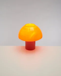 Motel a Miio Cogumelo - Glass Lamp Orange Red orange rot