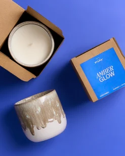 Best Motel a Miio Coimbra - Scented Candle “Amber Glow” sand