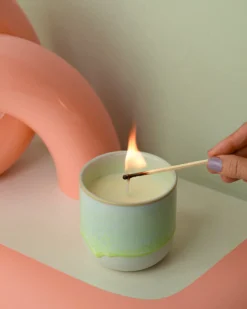 New Motel a Miio Coimbra - Scented Candle “Green Harmony” pastel green