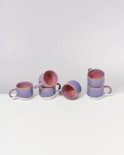 New Motel a Miio Coimbra - Set Of 6 Mugs Small lilac pink