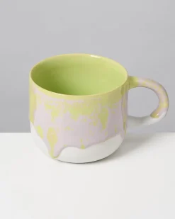 Clearance Motel a Miio Coimbra Tea Mug Big Lime Lilac lime-lilac