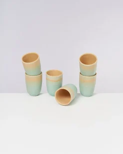 Motel a Miio Copa Alto - Set Of 6 Cups Big Pastel Mint pastellmint