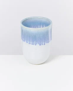 New Motel a Miio Copa Alto - Set Of 6 Cups Big Blue blau weiß