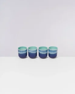 Clearance Motel a Miio Copa Alto - Set Of 4 Cups Small Turquoise türkis