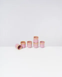 New Motel a Miio Copa Alto - Set Of 6 Espressocups Yellow Rose gelb rosé