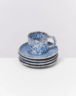 Best Motel a Miio Cordoama - Espresso Saucer Blue Speckled speckled blue