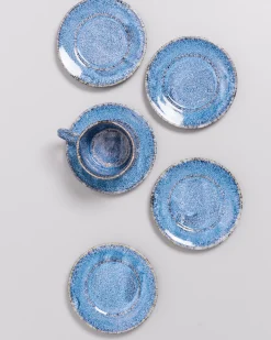 Clearance Motel a Miio Cordoama - Saucer Blue Speckled blau gesprenkelt