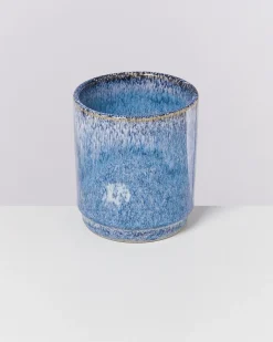 Discount Motel a Miio Cordoama - Set Of 6 Cups Small Blue Speckled speckled blue