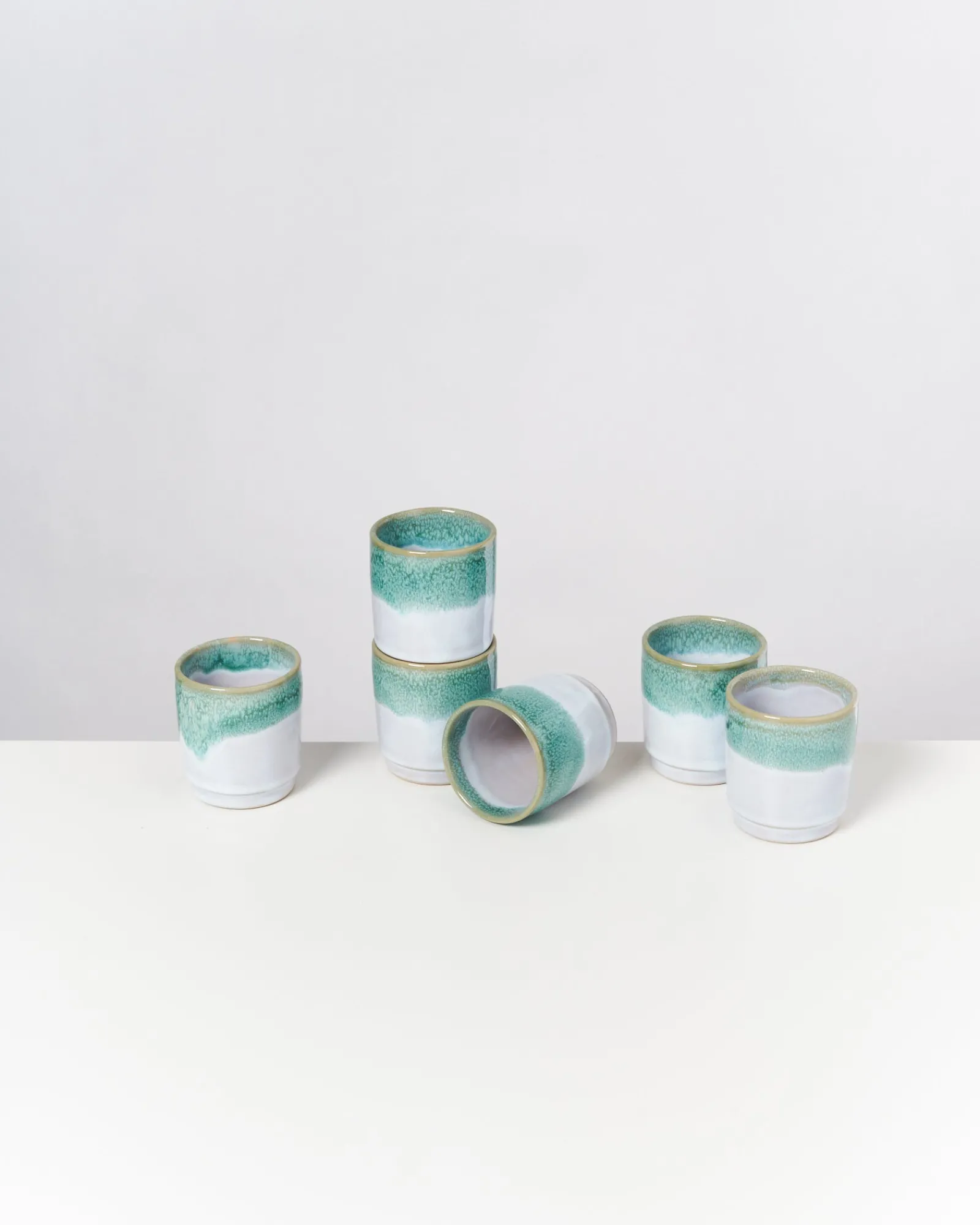 Discount Motel a Miio Cordoama - Set Of 6 Cups Small mint