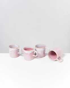 New Motel a Miio Cordoama - Set Of 4 Mugs Big rose
