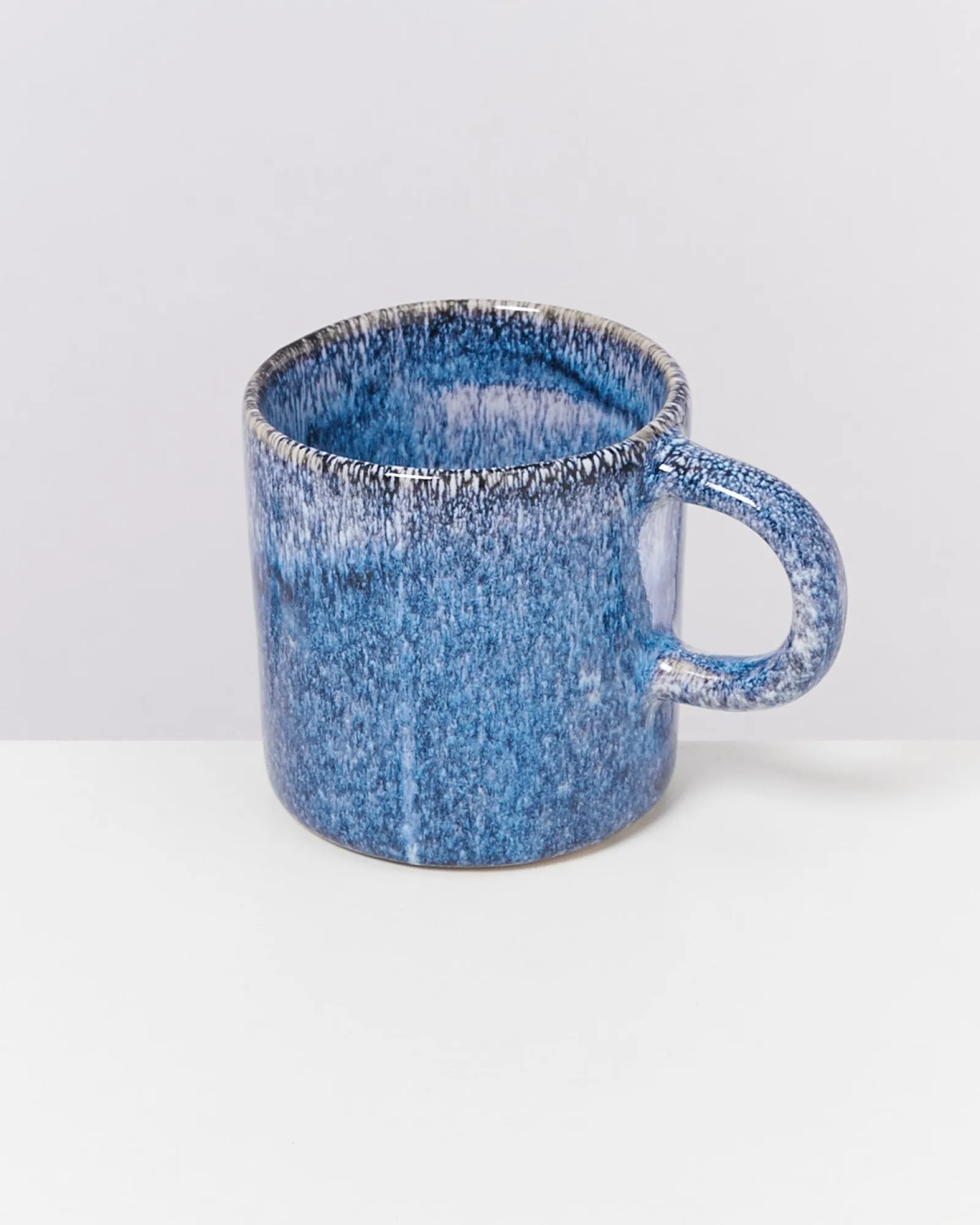 Outlet Motel a Miio Cordoama - Set Of 4 Mugs Big Blue Speckled speckled blue